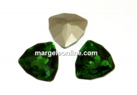 Swarovski, fancy rivoli Trilliant, dark moss green, 7mm - x1