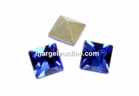 Swarovski, fancy chaton square, sapphire, 2mm - x20