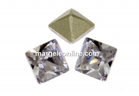 Swarovski, fancy chaton Square, smoky mauve, 3mm - x10