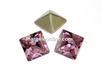 Swarovski, fancy chaton Square, light amethyst, 3mm - x10