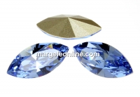 Swarovski navette, fancy chaton, light sapphire, 6mm - x6