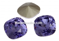 Swarovski, square fancy, tanzanite, 12mm - x1