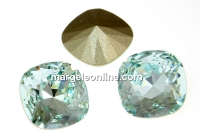 Swarovski, square fancy, light azore, 10mm - x1