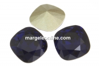 Swarovski, square fancy, dark indigo, 12mm - x1