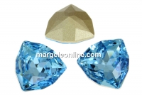 Swarovski, Trilliant fancy rivoli, aquamarine, 7mm - x1