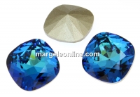 Swarovski, square fancy, bermuda blue, 10mm - x1