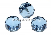 Swarovski, margele rondelle, denim blue, 8mm - x2