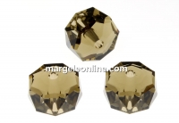 Swarovski, rondelle bead, smoky quartz, 8mm - x2