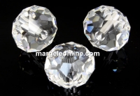 Swarovski, briolette bead LH, crystal, 18mm - x1