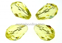 Swarovski, drop bead, jonquil, 10.5mm - x2