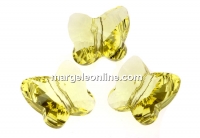 Swarovski, butterfly bead, jonquil, 10mm - x2