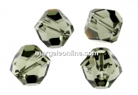 Swarovski, graphic cube bead, black diamond, 8mm - x1