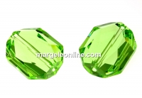 Swarovski, graphic bead, peridot, 18mm - x1