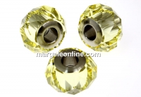 Swarovski, becharmed briolette, jonquil, 14mm - x1