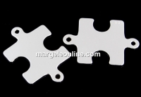 Link puzzle argint 925, 20mm  - x1