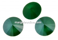 Swarovski, rivoli, royal green, 12mm - x2