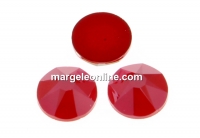 Swarovski rhinestone ss30, royal red, 6mm - x4