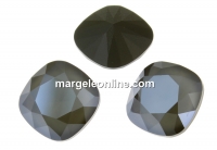 Swarovski, square fancy, dark grey, 12mm - x1