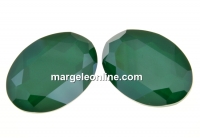 Swarovski, rivoli cabochon, royal green, 30mm - x1