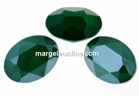 Swarovski, rivoli cabochon, oval, royal green, 18x13mm - x1