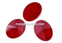 Swarovski, fancy oval, royal red, 14x10.5mm - x2