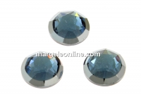 Swarovski, crystal cabochon hotfix, denim blue, SS34 - x4