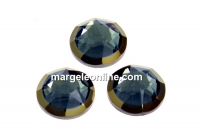 Swarovski, crystal cabochon hotfix, black diamond, SS34 - x4