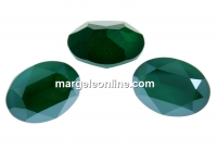 Swarovski, rivoli cabochon, oval, royal green, 14x10mm - x1