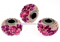 Swarovski becharmed pavé,  vintage rose, 14.5mm - x1