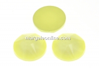 Swarovski, SS30 cabochon, powder yellow, 6mm - x4