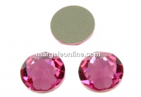 Swarovski, SS30 cabochon, rose, 6mm - x4