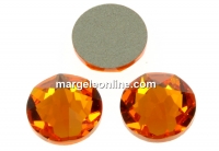 Swarovski, SS30 cabochon, tangerine , 6mm - x4