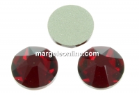 Swarovski, cabochon SS30, siam, 6mm - x4