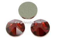 Swarovski, cabochon SS30, red magma, 6mm - x4