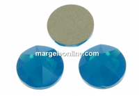 Swarovski, SS30 cabochon, caribbean blue opal, 6mm - x4