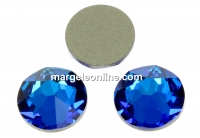 Swarovski, SS30 cabochon, bermuda blue, 6mm - x4