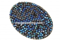 Swarovski, pand. rocks, black bermuda blue, 50mm - x1