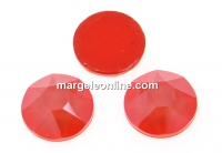 Swarovski, cabochon, SS34 hotfix, light coral, 7mm - x4