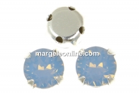 Swarovski, chaton montees, air blue opal, 6mm - x10