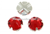 Swarovski, rose montees, light siam, 3.3mm - x20