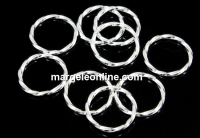 Jump rings, 925 silver, 23mm - x2