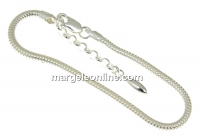 Bracelet for Swarovski Becharmed, 925 silver, 18+4.5cm - x1