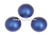 Swarovski, crystal pearl cabochon, iridescent dark blue, 6mm - x2