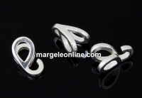 Extension system for pendants, 925 silver, 7mm - x1