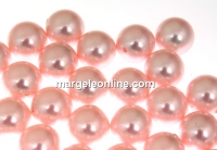 Swarovski one hole pearls, rosaline, 6mm - x4