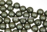 Swarovski one hole pearls, powder green, 4mm - x4