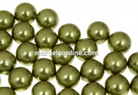 Swarovski one hole pearls, light green, 4mm - x4