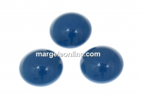 Swarovski, crystal pearl cabochon, lapis, 6mm - x2