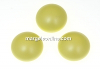 Swarovski, crystal pearl cabochon, pastel yellow, 8mm - x2