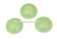 Swarovski, crystal pearl cabochon, pastel green, 8mm - x2